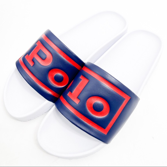 Polo Ralph Lauren Cayson Logo Pool Slide - Picture 3 of 16